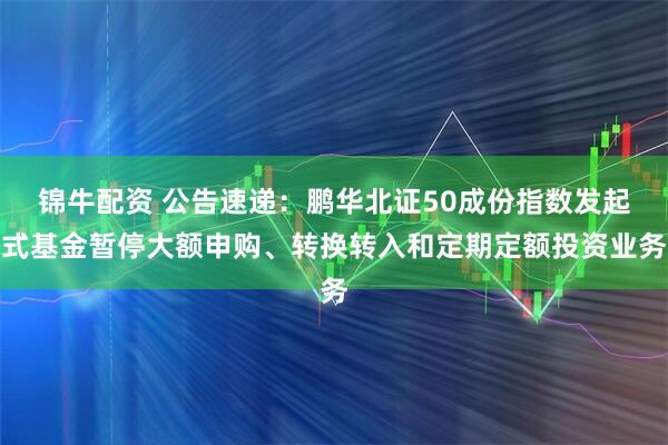 锦牛配资 公告速递：鹏华北证50成份指数发起式基金暂停大额申购、转换转入和定期定额投资业务